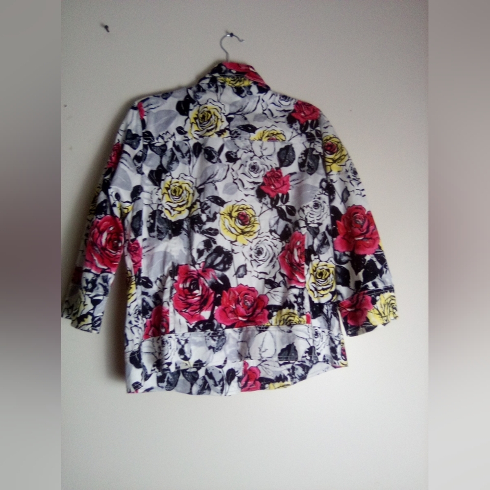 SPARTELLE Floral Button-Up Shirt SIZE XL - Picture 5 of 5